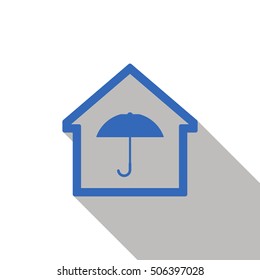 Home  icon. Flat design.
