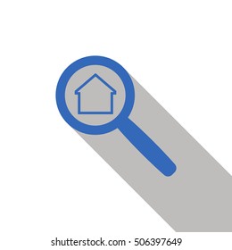 Home  icon. Flat design.