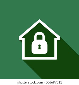 Home  icon. Flat design.