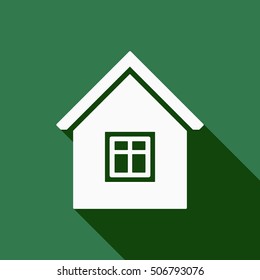  Home  icon. Flat design.