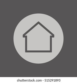 Home  icon. Flat design.