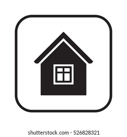  Home  icon. Flat design.