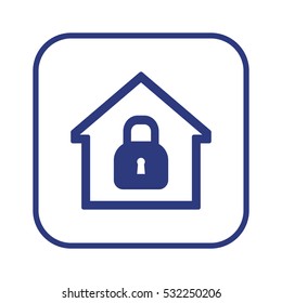 Home  icon. Flat design.