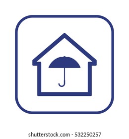 Home  icon. Flat design.