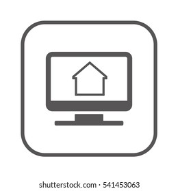 Home  icon. Flat design.