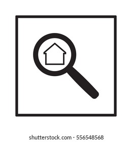 Home  icon. Flat design.