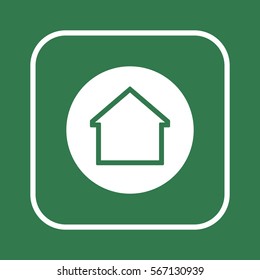 Home  icon. Flat design.