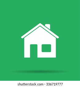 Home icon. Flat design style. EPS 10