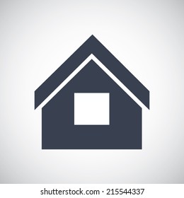 Home icon in flat style