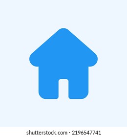 Home icon in flat style about user interface, use for website mobile app presentation