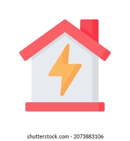 Icono del hogar, Icono de estilo plano ilustración vectorial, Adecuado para sitio web, aplicación móvil, impresión, presentación, infografía y cualquier otro proyecto.
