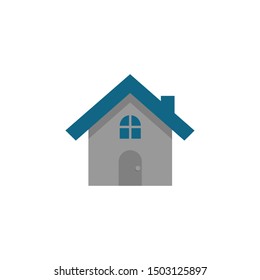home icon flat symbol vector