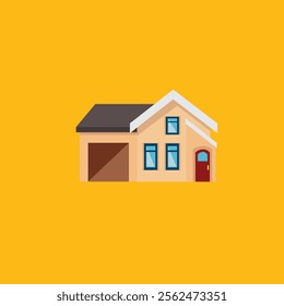 Home icon flat vector design