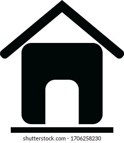 Home icon to give sign about house or can be used as icon theme in web