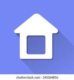 Home icon great for any use. Vector EPS10.