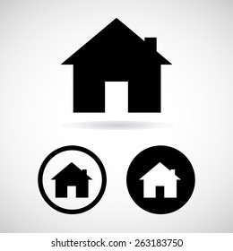 home icon great for any use. Vector EPS10.