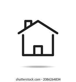 home icon. high quality icons suitable for property and real estate graphic assets, internet, web design, apps, ui, print media, etc. EPS 10 vector line icon
