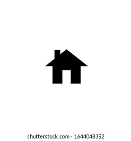 Home icon. homepage icon. flat, simple, black.