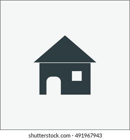 Home icon. Homepage icon vector illustration.