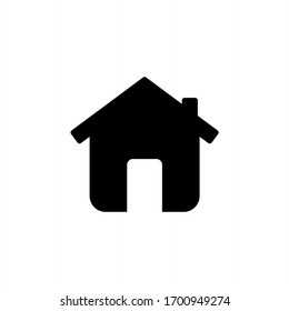 Home icon. House building icon vector illustration
