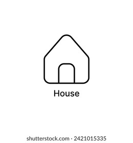 Home icon, house icon, home button