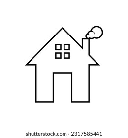 Home Icon. House, Residence Symbol.