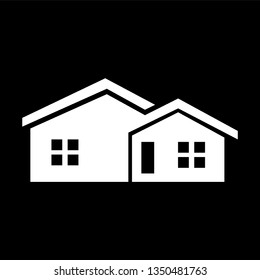 Home icon - House sign vector - Flat