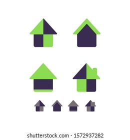 home icon, house icon, Small house. Icon Vector. Simple flat symbol. Home icon. House vector