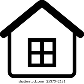 home icon. House symbol. elements of real estate objects and houses, Family, Real Estate Agent, Investment, Residential Building, City, Apartment. black icons isolated on transparent background.