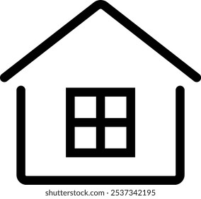 home icon. House symbol. elements of real estate objects and houses, Family, Real Estate Agent, Investment, Residential Building, City, Apartment. black icons isolated on transparent background.