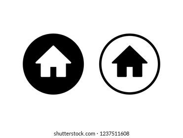 Home icon. House vector icon
