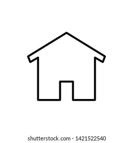 Home icon. House vector icon