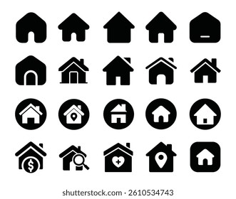 Home Icon, House Icon Vector
