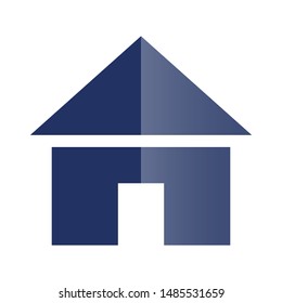 Home Icon. House Icon Vector in Flat Style. 