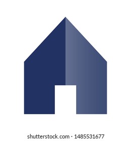 Home Icon. House Icon Vector in Flat Style. 