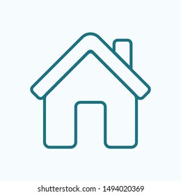 Home icon. House vector illustration EPS10. Real estate concept