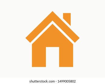 Home icon. House vector illustration EPS10. Real estate concept