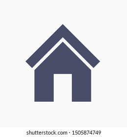 Home icon. House vector illustration EPS10. Real estate concept