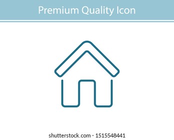 Home icon. House vector illustration EPS10. Real estate concept