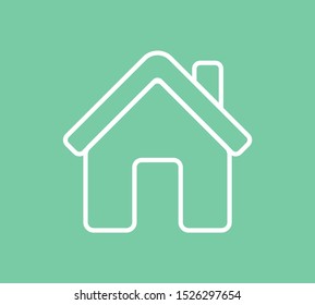 Home icon. House vector illustration EPS10. Real estate concept
