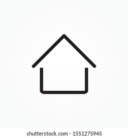 Home icon. House vector illustration EPS10. Real estate concept