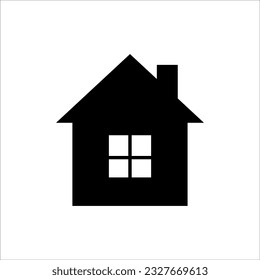 Home icon, house vector illustration design simple