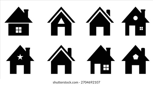 Startseite Symbol Haus Vektor Haus Logo