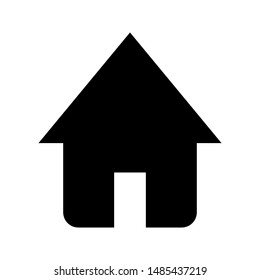 Home icon. House vector icon on white background