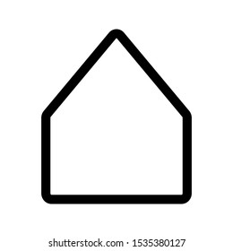 Home icon. House vector icon on white background