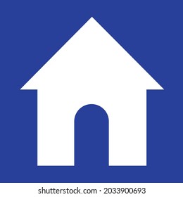 Home icon illustration for commercial works