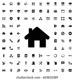 Home icon illustration isolated vector sign symbol. network icons vector set.