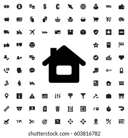 Home icon illustration isolated vector sign symbol. e-commerce icons vector set.