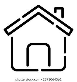 Icono del hogar Ilustración para web, aplicación, infografía