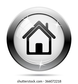 Home icon. Internet button on white background. EPS10 vector.